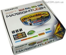 Обзор материнской платы GIGABYTE GA-MA785GMT-UD2H