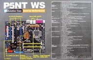 Обзор материнской платы ASUS P5NT WS