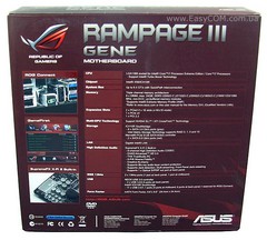 Обзор материнской платы ASUS Rampage III GENE