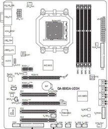 Обзор материнской платы GIGABYTE GA-880GA-UD3H rev 2.0