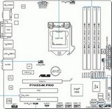 Обзор материнской платы ASUS P7H55-M PRO
