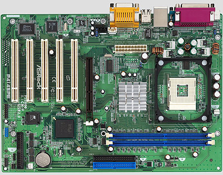 Бюджетные мегагерцы: материнская плата ASRock P4i45PE - CompReviews. ru