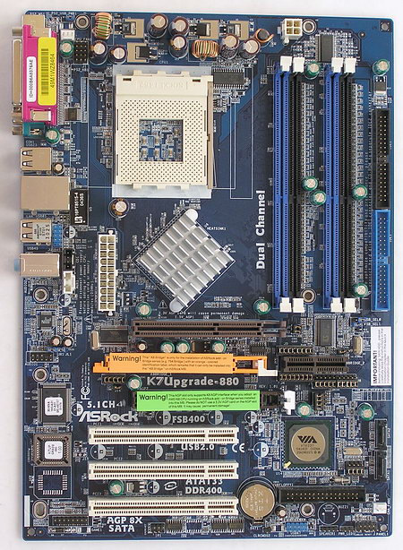 Трансформер ASRock K7Upgrade-880 на чипсете VIA KT880 – Athlon 64 на место Athlon XP? Легко! - CompReviews. ru