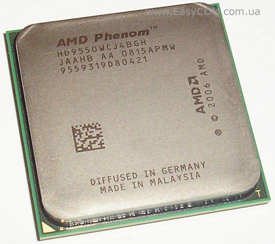 Обзор процессора AMD Phenom X4 9550