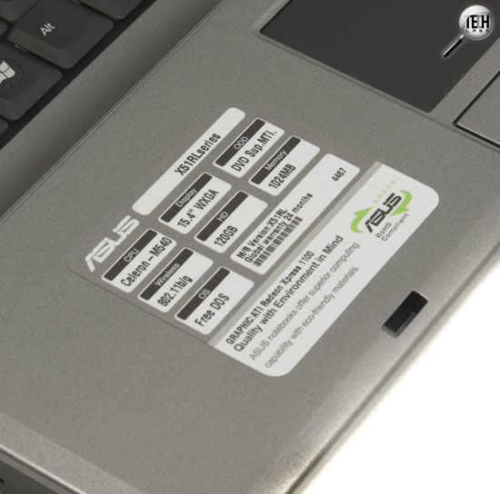 Обзор ноутбука ASUS X51RL