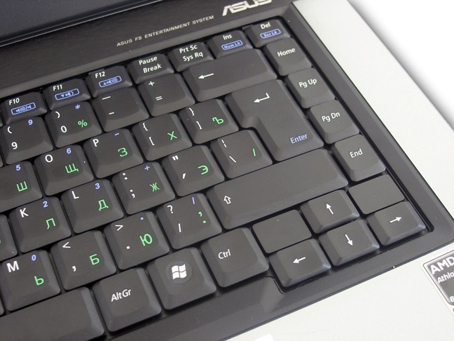 Обзор ноутбука Asus F5Z