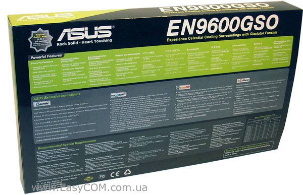Обзор видеокарты ASUS GeForce 9600 GSO 384 MB