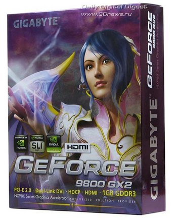 Обзор видеокарты GeForce 9800GX2