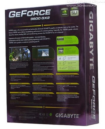 Обзор видеокарты GeForce 9800GX2