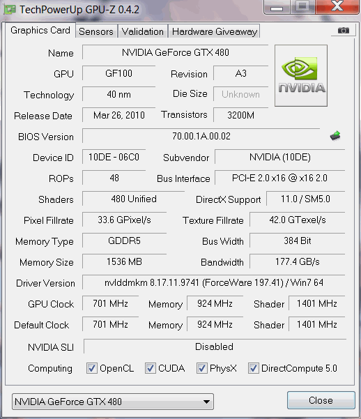 Gigabyte GeForce GTX 470 и GTX 480: битва на поле DirectX 11