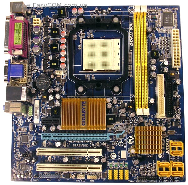 Обзор материнской платы GIGABYTE GA-MA74GM-S2H