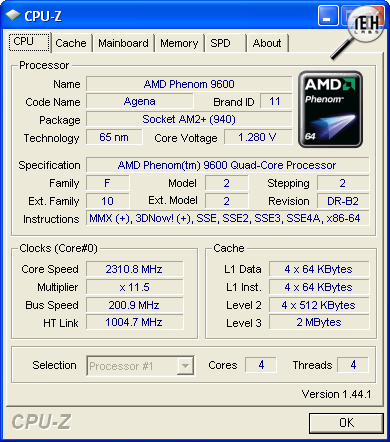 Обзор микропроцессоров AMD Phenom 9500/9600
